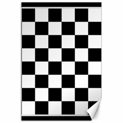 Chess-board-background-design Canvas 20  X 30  by Salman4z