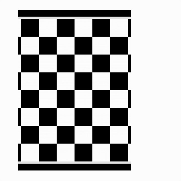 Chess-board-background-design Large Garden Flag (Two Sides)