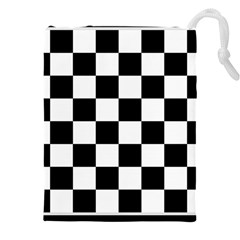 Chess-board-background-design Drawstring Pouch (5xl) by Salman4z