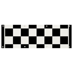 Chess-board-background-design Banner And Sign 9  X 3  by Salman4z