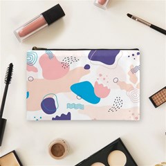 Hand-drawn-abstract-organic-shapes-background Cosmetic Bag (medium) by Salman4z