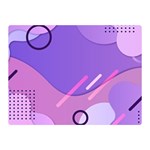 Colorful-abstract-wallpaper-theme Two Sides Premium Plush Fleece Blanket (Mini) 35 x27  Blanket Front