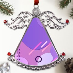 Colorful-abstract-wallpaper-theme Metal Angel with Crystal Ornament