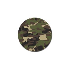 Texture-military-camouflage-repeats-seamless-army-green-hunting Golf Ball Marker (4 Pack) by Salman4z