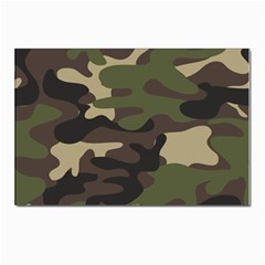 Texture-military-camouflage-repeats-seamless-army-green-hunting Postcard 4 x 6  (pkg Of 10) by Salman4z