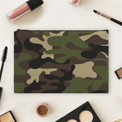 Texture-military-camouflage-repeats-seamless-army-green-hunting Cosmetic Bag (large) by Salman4z