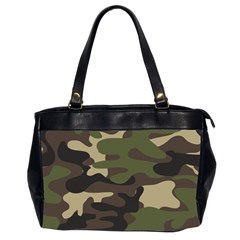 Texture-military-camouflage-repeats-seamless-army-green-hunting Oversize Office Handbag (2 Sides) by Salman4z