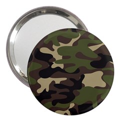 Texture-military-camouflage-repeats-seamless-army-green-hunting 3  Handbag Mirrors by Salman4z