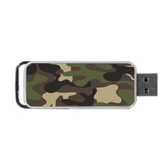 Texture-military-camouflage-repeats-seamless-army-green-hunting Portable Usb Flash (two Sides) by Salman4z