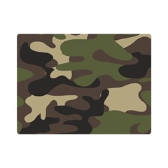 Texture-military-camouflage-repeats-seamless-army-green-hunting Premium Plush Fleece Blanket (mini) by Salman4z