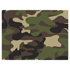 Texture-military-camouflage-repeats-seamless-army-green-hunting Two Sides Premium Plush Fleece Blanket (extra Small) by Salman4z