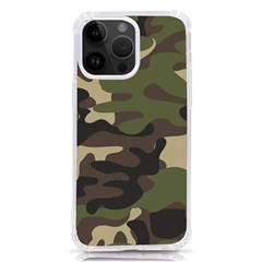 Texture-military-camouflage-repeats-seamless-army-green-hunting Iphone 14 Pro Max Tpu Uv Print Case by Salman4z