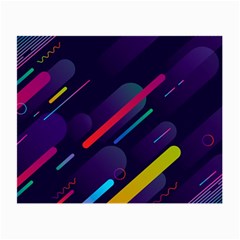 Colorful-abstract-background Small Glasses Cloth (2 Sides) by Salman4z