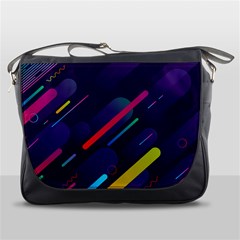 Colorful-abstract-background Messenger Bag by Salman4z