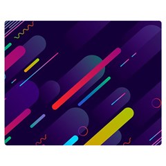 Colorful-abstract-background Premium Plush Fleece Blanket (medium) by Salman4z