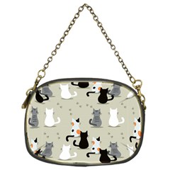 Cute-cat-seamless-pattern Chain Purse (two Sides) by Salman4z