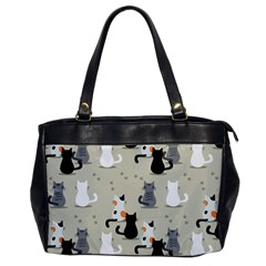 Cute-cat-seamless-pattern Oversize Office Handbag by Salman4z