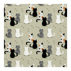 Cute-cat-seamless-pattern Banner And Sign 3  X 3  by Salman4z