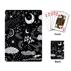 Vector-set-sketch-drawn-with-space Playing Cards Single Design (rectangle) by Salman4z