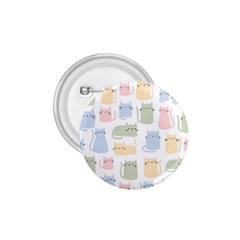 Cute-cat-colorful-cartoon-doodle-seamless-pattern 1 75  Buttons by Salman4z