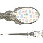 Cute-cat-colorful-cartoon-doodle-seamless-pattern Letter Opener Front