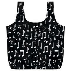 Chalk-music-notes-signs-seamless-pattern Full Print Recycle Bag (xl) by Salman4z