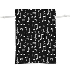 Chalk-music-notes-signs-seamless-pattern Lightweight Drawstring Pouch (xl) by Salman4z