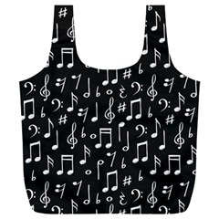 Chalk-music-notes-signs-seamless-pattern Full Print Recycle Bag (xxxl) by Salman4z