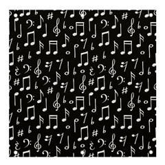 Chalk-music-notes-signs-seamless-pattern Banner And Sign 4  X 4  by Salman4z