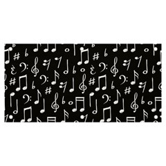 Chalk-music-notes-signs-seamless-pattern Banner And Sign 6  X 3  by Salman4z