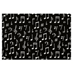 Chalk-music-notes-signs-seamless-pattern Banner And Sign 6  X 4  by Salman4z