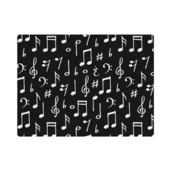 Chalk-music-notes-signs-seamless-pattern Premium Plush Fleece Blanket (mini) by Salman4z