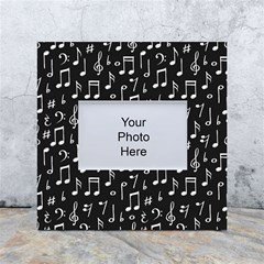 Chalk-music-notes-signs-seamless-pattern White Box Photo Frame 4  X 6  by Salman4z