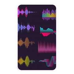 Colorful-sound-wave-set Memory Card Reader (rectangular) by Salman4z