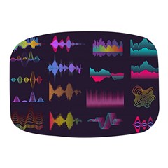 Colorful-sound-wave-set Mini Square Pill Box by Salman4z