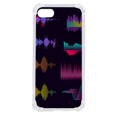 Colorful-sound-wave-set Iphone Se by Salman4z