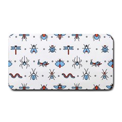 Insects-icons-square-seamless-pattern Medium Bar Mat by Salman4z