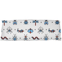 Insects-icons-square-seamless-pattern Body Pillow Case Dakimakura (two Sides) by Salman4z