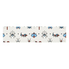 Insects-icons-square-seamless-pattern Banner And Sign 4  X 1 