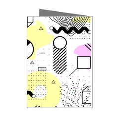 Graphic-design-geometric-background Mini Greeting Cards (pkg Of 8)