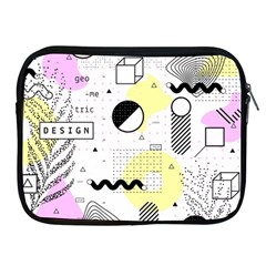 Graphic-design-geometric-background Apple Ipad 2/3/4 Zipper Cases by Salman4z