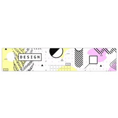 Graphic-design-geometric-background Small Premium Plush Fleece Scarf