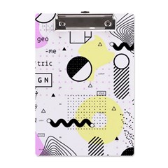 Graphic-design-geometric-background A5 Acrylic Clipboard