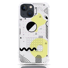 Graphic-design-geometric-background Iphone 13 Mini Tpu Uv Print Case by Salman4z