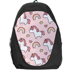 Cute-unicorn-rainbow-seamless-pattern-background Backpack Bag by Salman4z