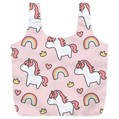 Cute-unicorn-rainbow-seamless-pattern-background Full Print Recycle Bag (xxxl) by Salman4z