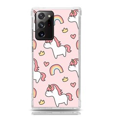 Cute-unicorn-rainbow-seamless-pattern-background Samsung Galaxy Note 20 Ultra Tpu Uv Case by Salman4z