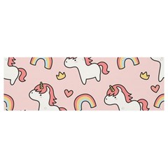 Cute-unicorn-rainbow-seamless-pattern-background Banner And Sign 12  X 4  by Salman4z