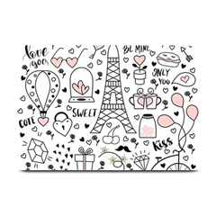 Big-collection-with-hand-drawn-objects-valentines-day Plate Mats by Salman4z