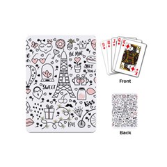 Big-collection-with-hand-drawn-objects-valentines-day Playing Cards Single Design (mini)